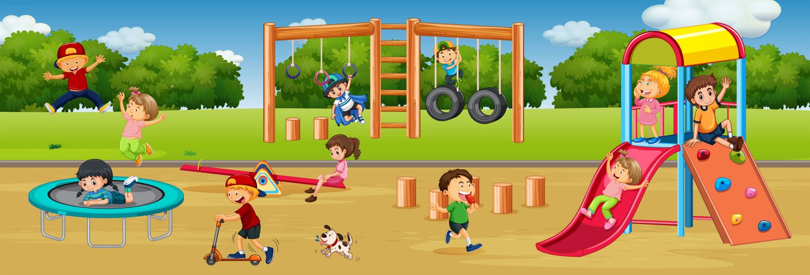 Toddle Wobble Play Park: A fenced Play Park has been created for the toddlers to have fun and enjoy in the nature's lap.